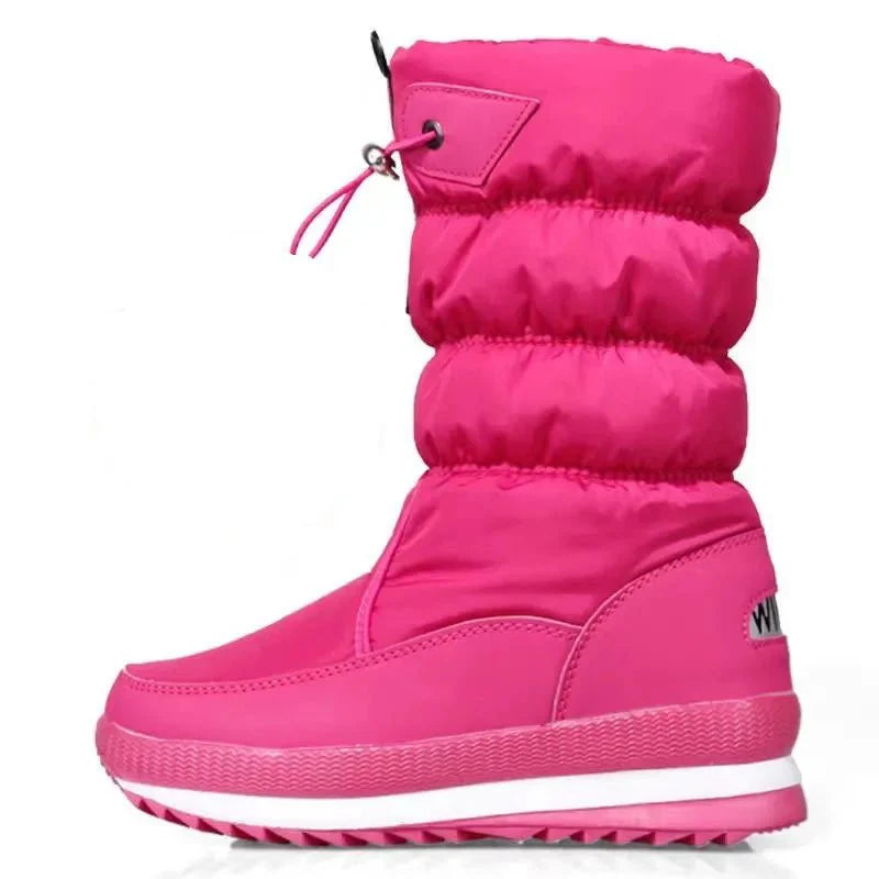 Bota Feminina Forrada em Lã para Neve Lemartine