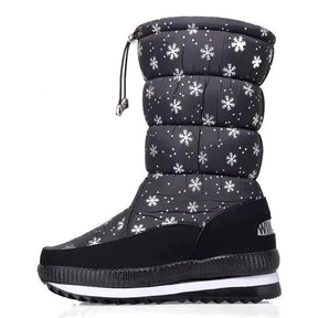 Bota Feminina Forrada em Lã para Neve Lemartine