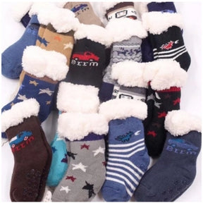 [COMPRE 2 LEVE 3] Kit Meias de Lã de Carneiro para Bebês Térmicas Lemartine (OFERTA DE INVERNO)