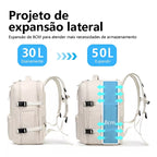 Mochila Viagem Feminina Masculinas Multifuncional Reforçada Impermeável | Lemartine