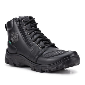 Bota Coturno Motociclista Ziper Lateral | Lemartine