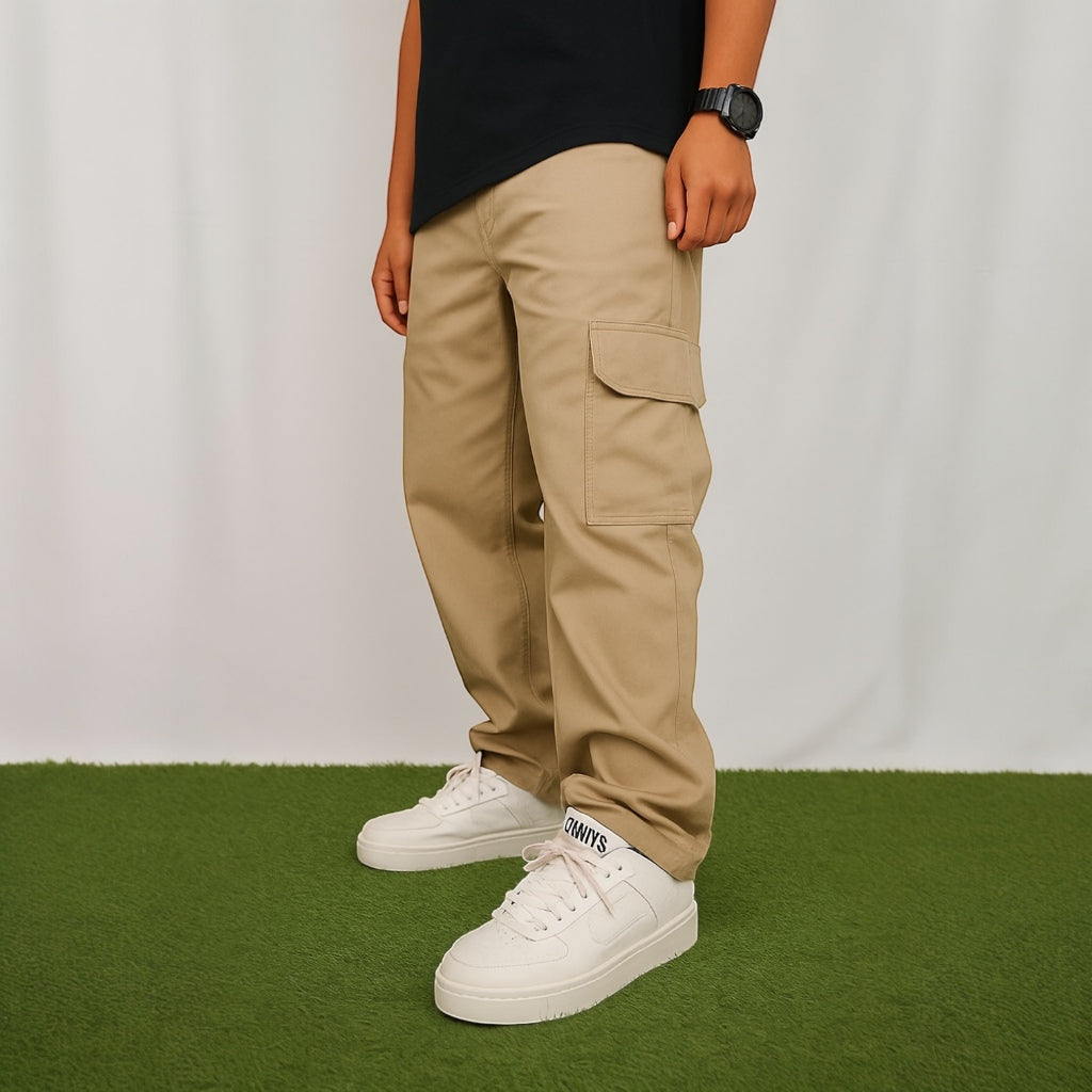 Calça Cargo Masculina 6 Bolsos skate Larga | Lemartine