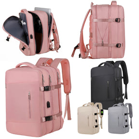 Mochila Expansível Masculina e Feminina Impermeável Reforçada | Lemartine