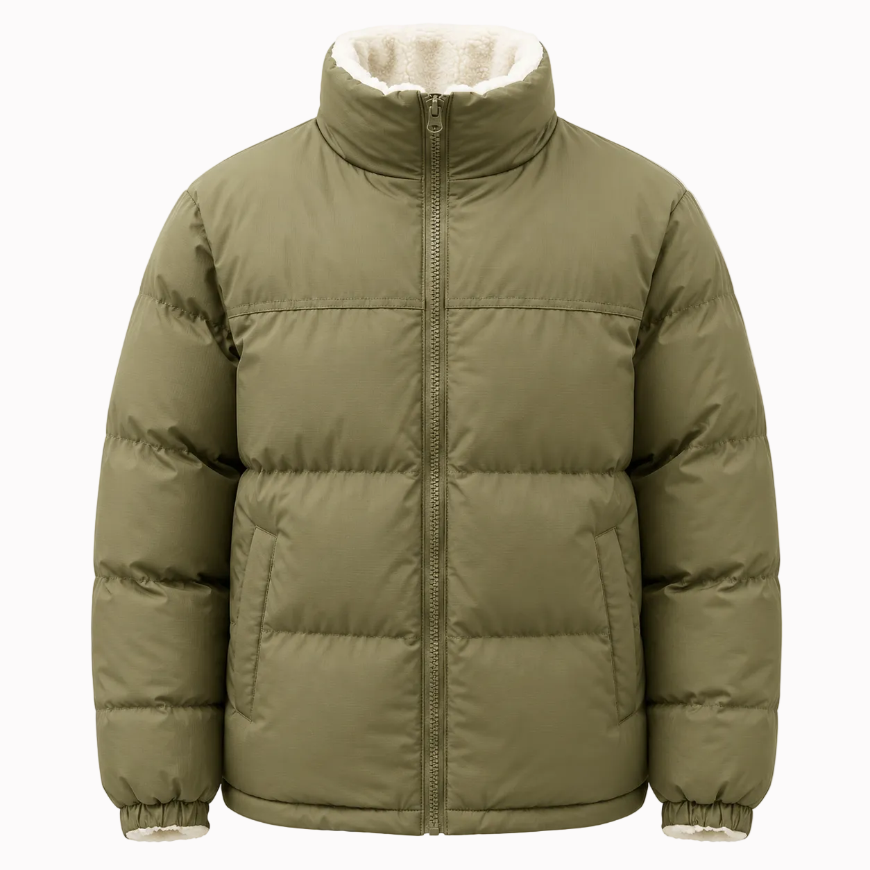 Jaqueta Masculina Puffer 2 em 1 Reversível Andes Lemartine