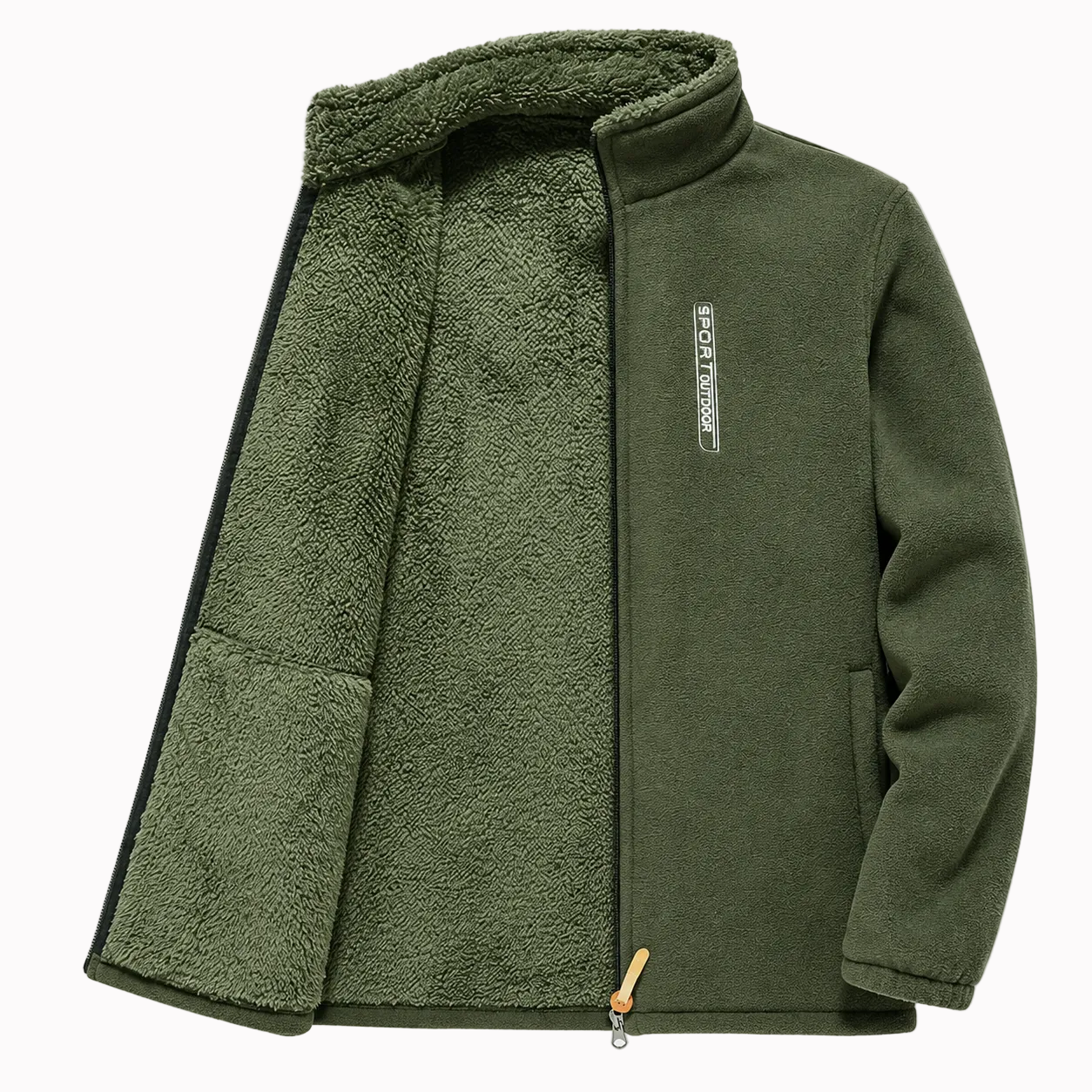 Jaqueta Masculina Fleece de Lã Térmica Lemartine