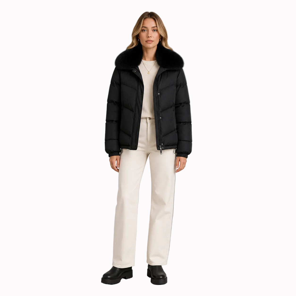 Jaqueta Feminina Puffer Veneza Lemartine