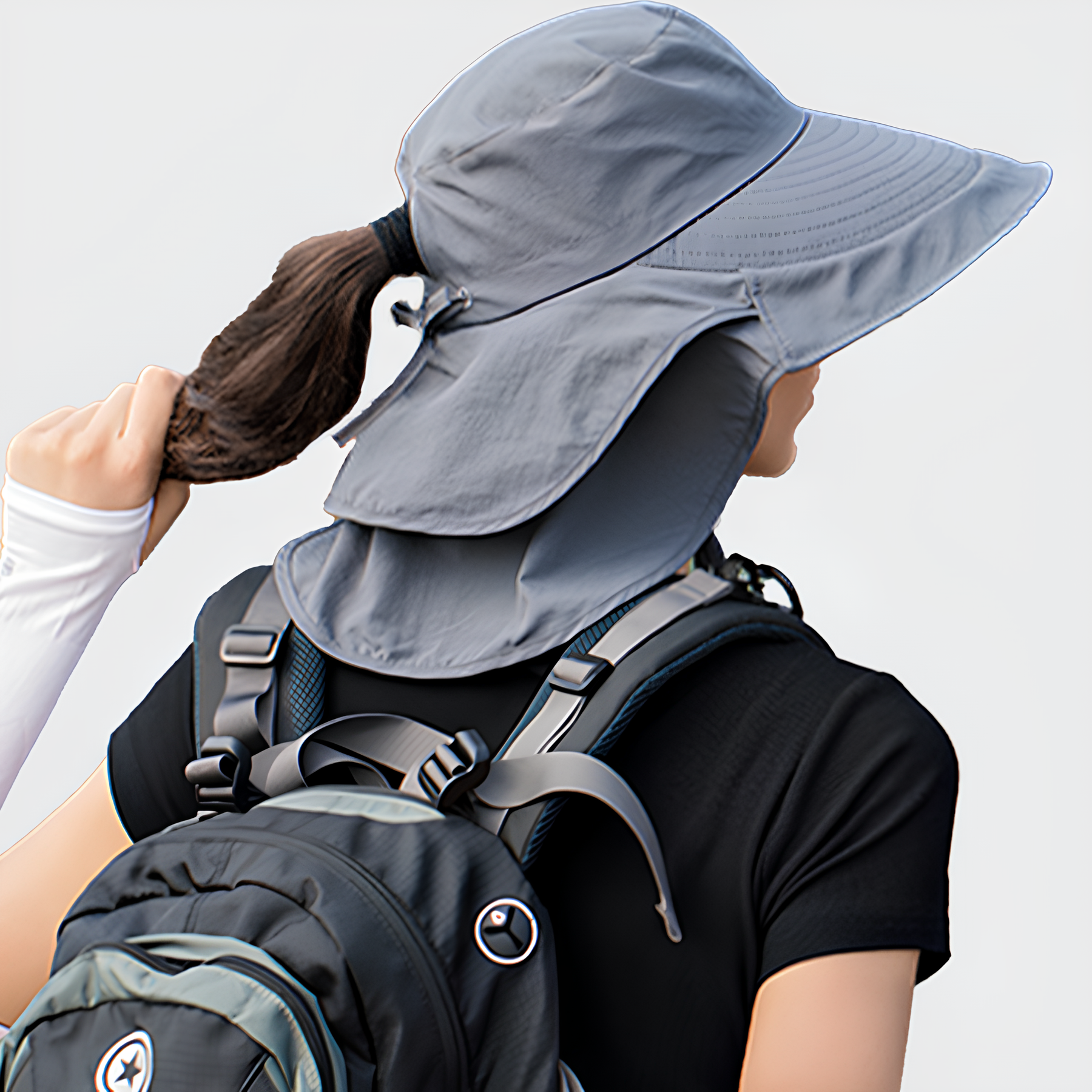 Chapéu Feminino Outdoor UV+ com Abertura para Cabelo | Lemartine