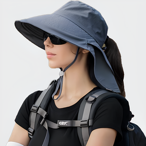 Chapéu Feminino Outdoor UV+ com Abertura para Cabelo | Lemartine