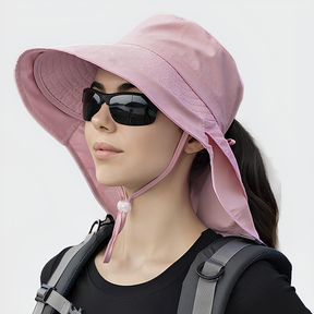 Chapéu Feminino Outdoor UV+ com Abertura para Cabelo | Lemartine