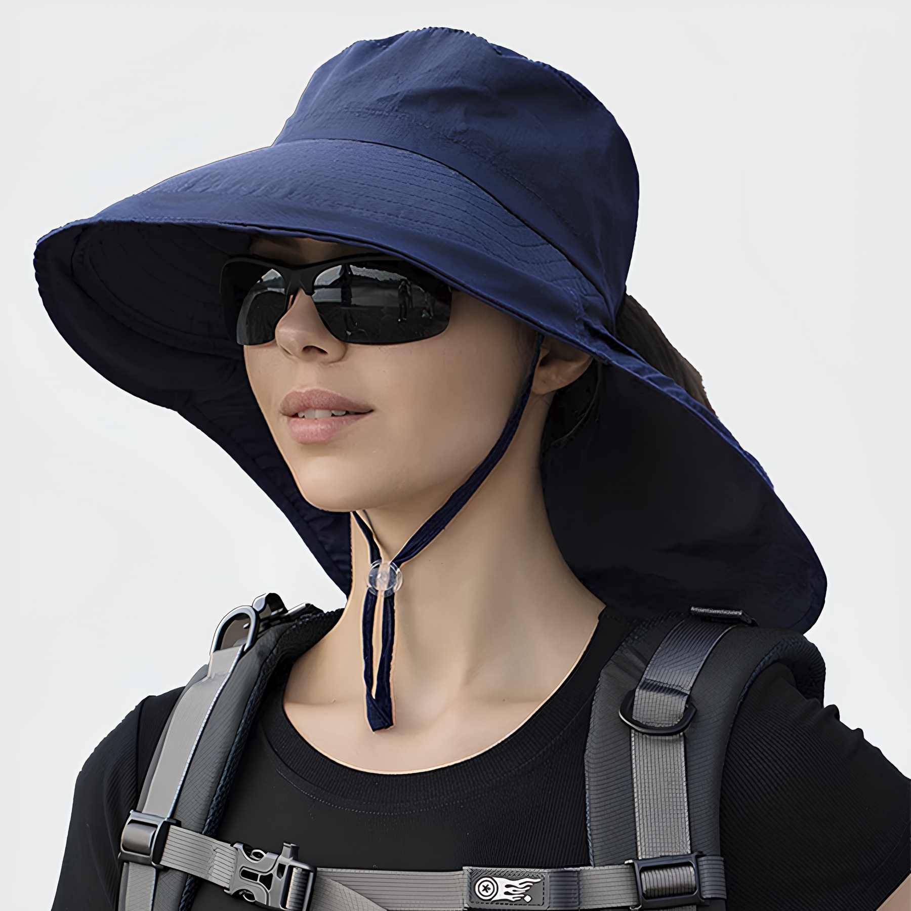 Chapéu Feminino Outdoor UV+ com Abertura para Cabelo | Lemartine