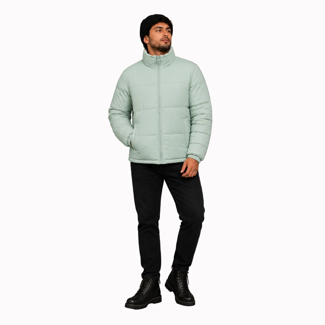 Jaqueta Masculina Puffer 2 em 1 Reversível Andes Lemartine