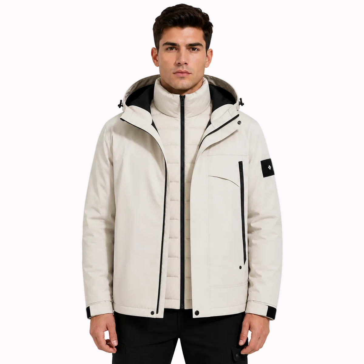 Jaqueta 3 em 1 Puffer NorthPeak Lemartine