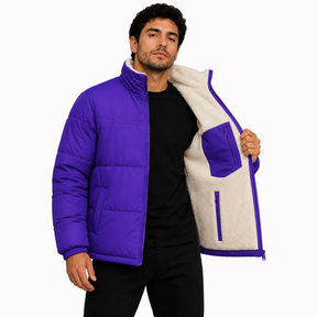 Jaqueta Masculina Puffer 2 em 1 Reversível Andes Lemartine