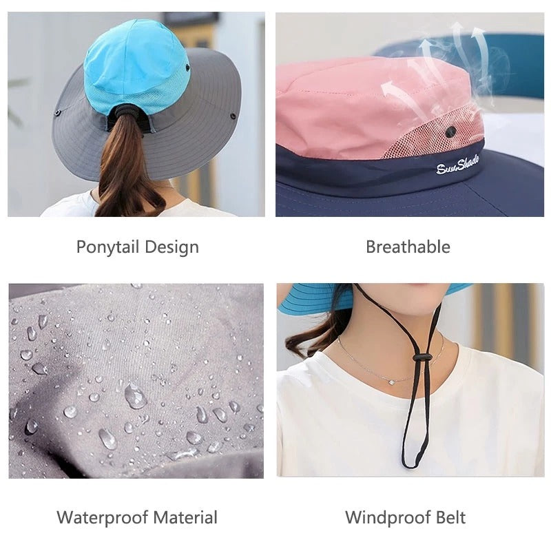 Chapéu Feminino de Trilha com Proteção UV | Lemartine