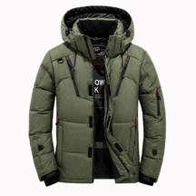 Jaqueta Puffer Térmica Masculina de Pluma Tech Lemartine