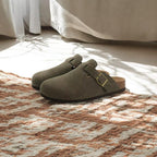 Slide Mule em Camurça New Money | Lemartine