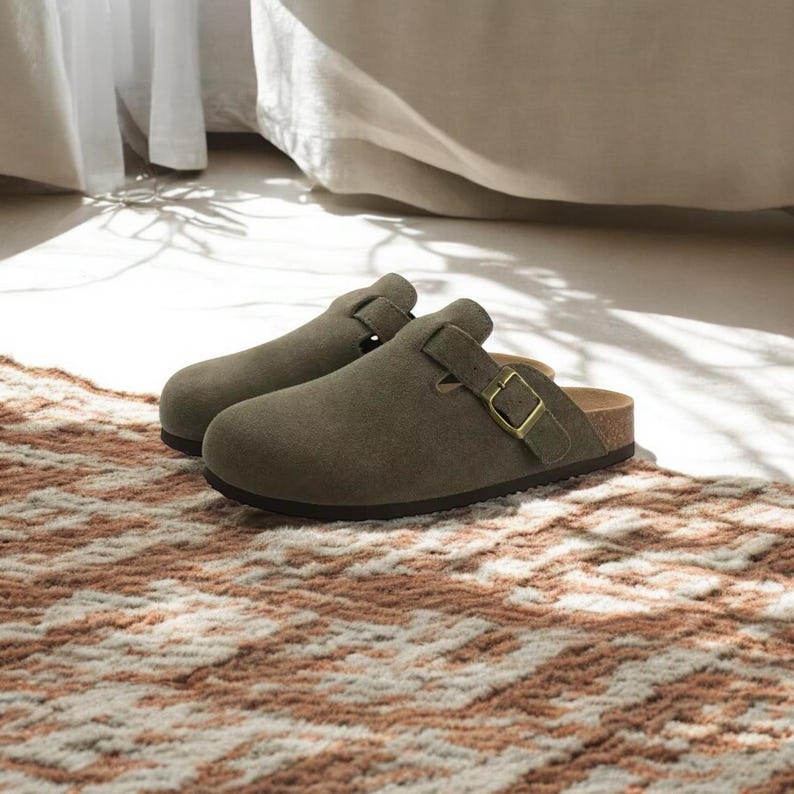 Slide Mule em Camurça New Money | Lemartine