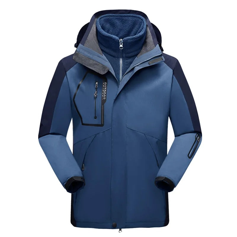 Jaqueta 3 em 1 Masculina Impermeável Inverno Lemartine