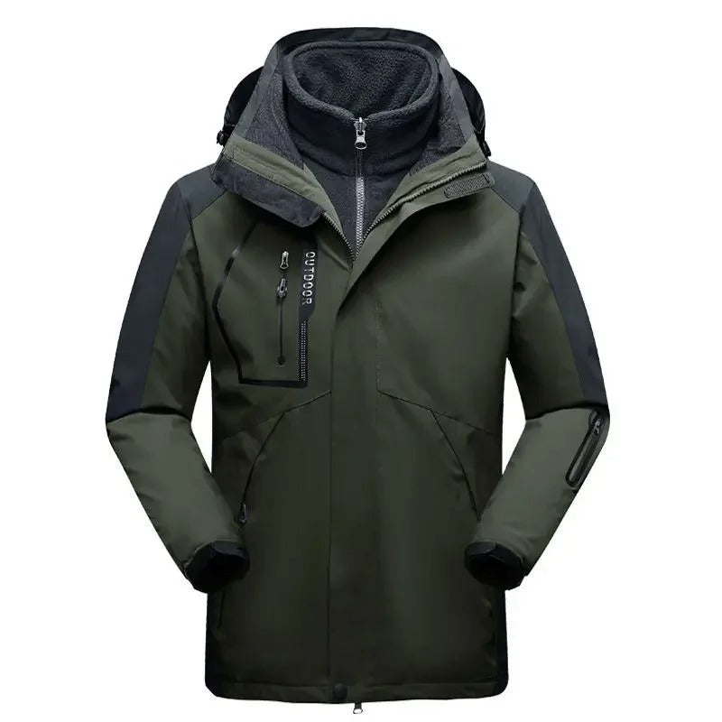 Jaqueta 3 em 1 Masculina Impermeável Inverno Lemartine