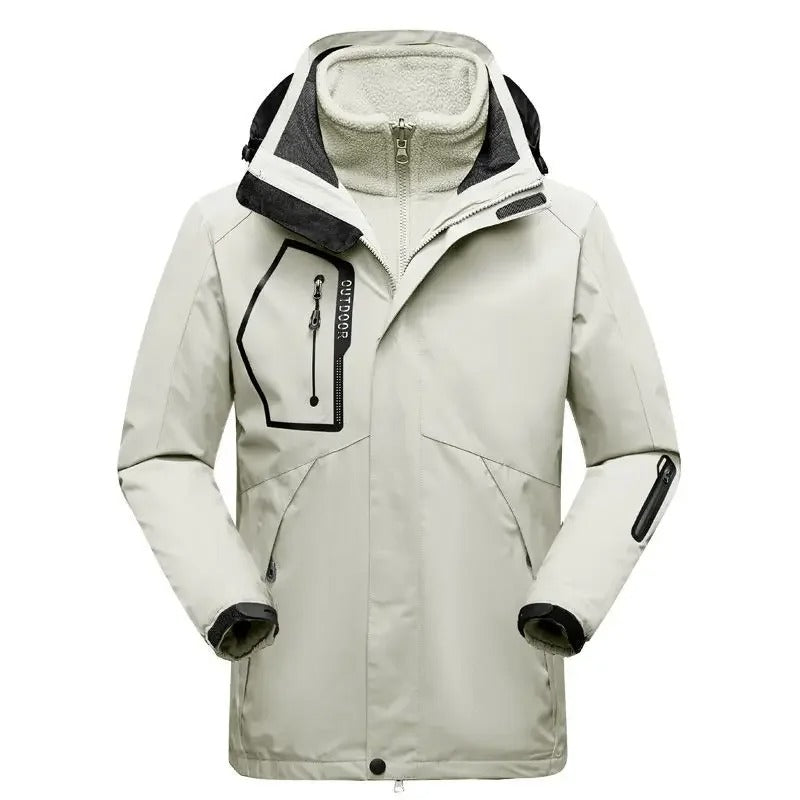 Jaqueta 3 em 1 Masculina Impermeável Inverno Lemartine