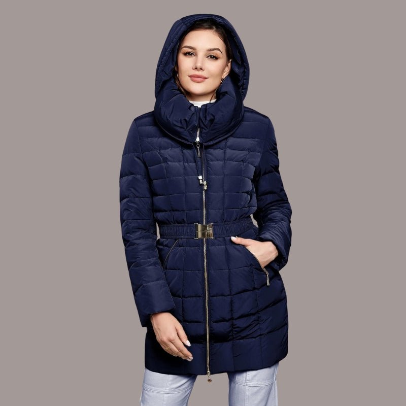 Jaqueta Feminina Parka de Inverno Flor Lemartine