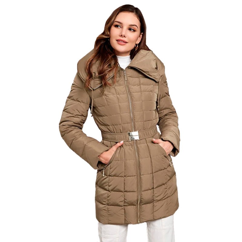 Jaqueta Feminina Parka de Inverno Flor Lemartine