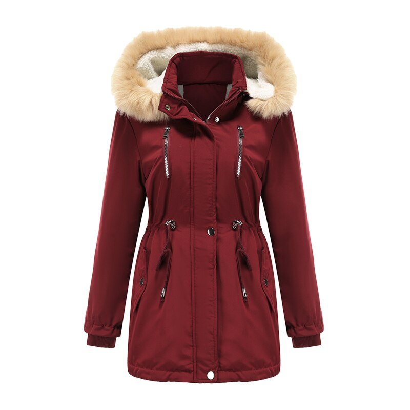 Jaqueta Feminina Parka Filó de Inverno Lemartine