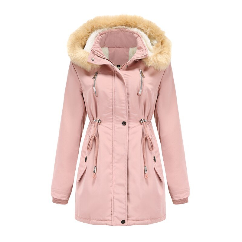 Jaqueta Feminina Parka Filó de Inverno Lemartine