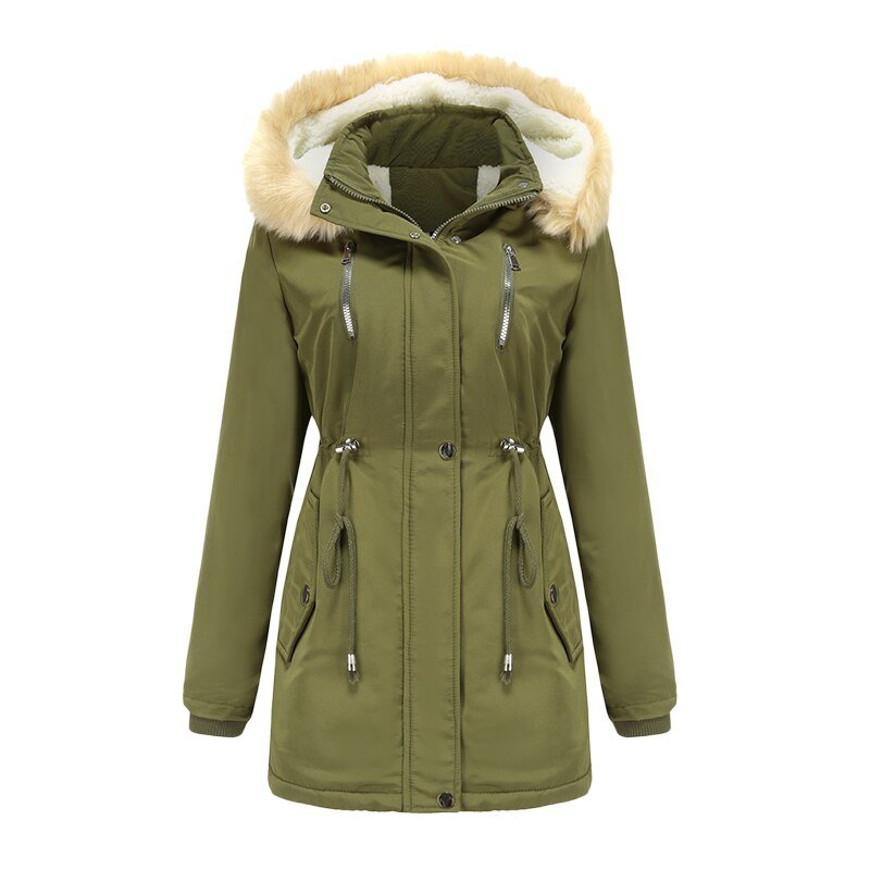 Jaqueta Feminina Parka Filó de Inverno Lemartine