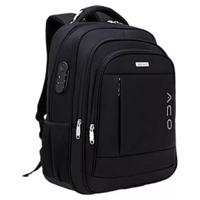 Mochila Unissex Notebook com Senha e Entrada para USB | Lemartine