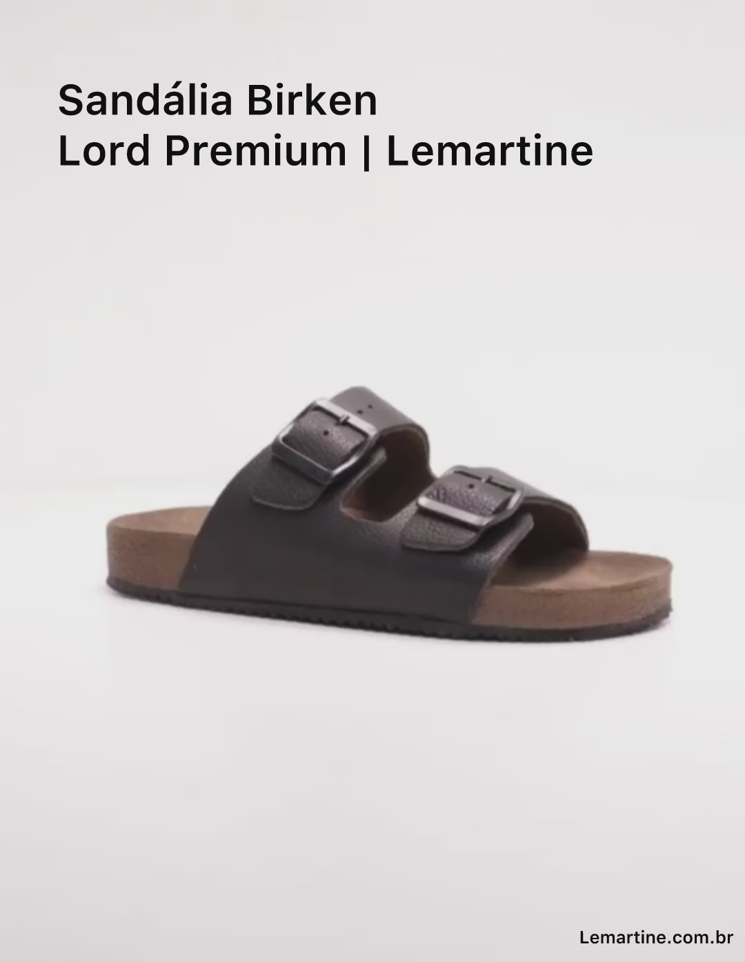 Sandália Birken Masculina Lord Premium | Lemartine