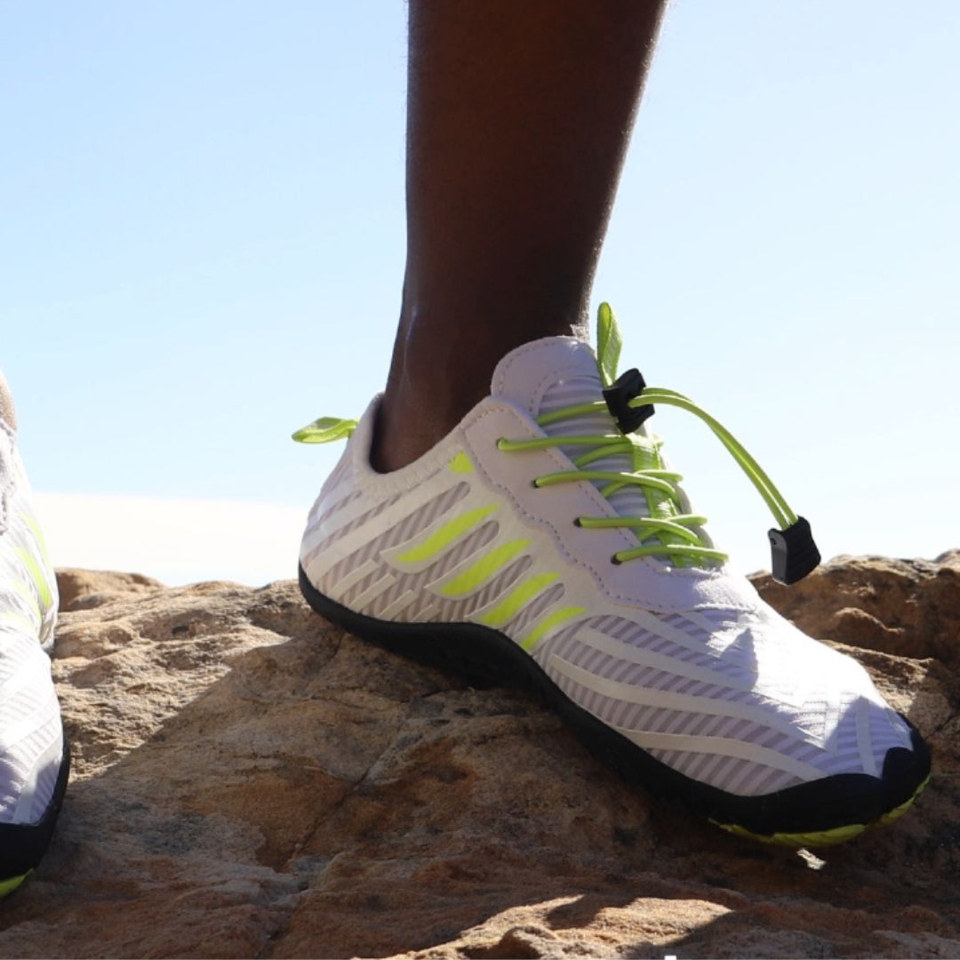 Sapato Aquático Barefoot Ultra Leve Unissex Lemartine Branco