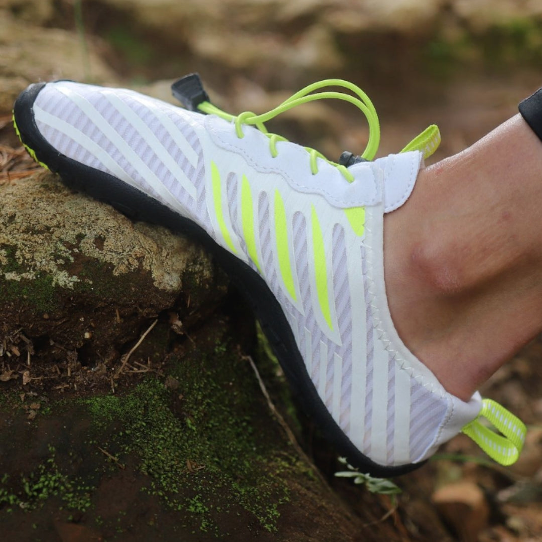 Sapato Aquático Barefoot Ultra Leve Unissex Lemartine Branco
