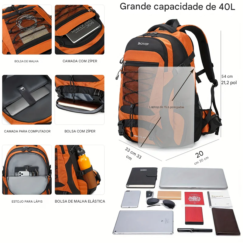 Mochila de Trekking Bovip Qualit 40L | Lemartine