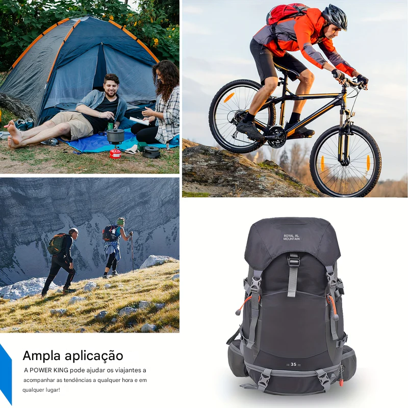 Mochila de Caminhada Suporte para Trekking 35L | Lemartine