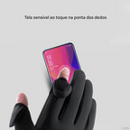 Luva de Inverno com Zíper e Dedo Flip Lemartine